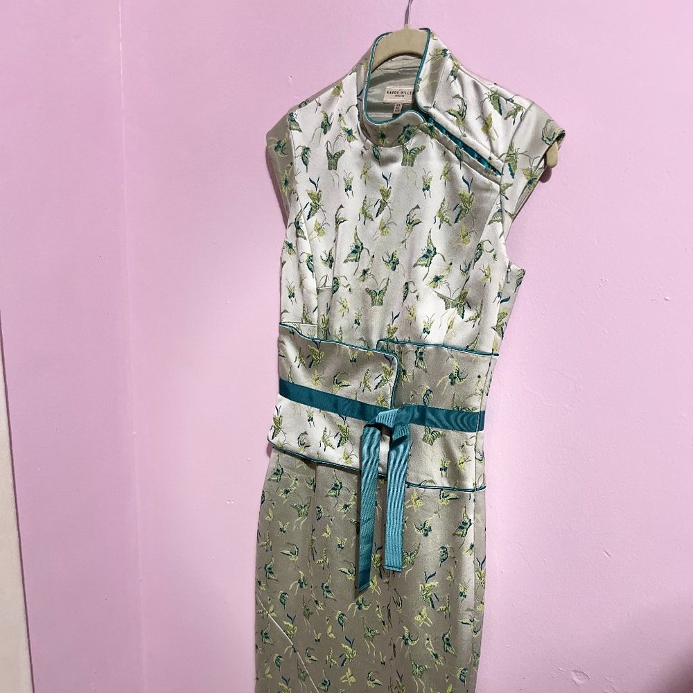 Karen Millen England Oriental Butterflies size 4
